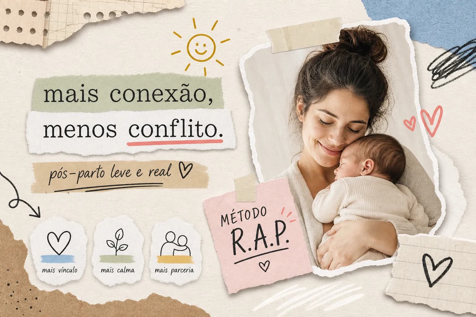 Pós-Parto Sem Conflitos: como funciona o Método R.A.P. e para quem ele é indicado